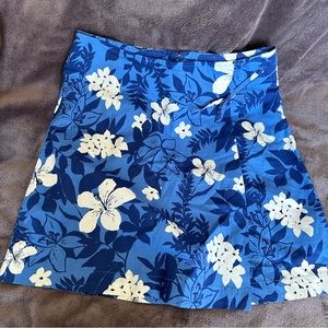 Blue and white skort size 8